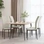 Sillas de comedor 4 unidades terciopelo crema de , Sillas de comedor - Ref: Foro24-326113, Precio: 178,55 €, Descuento: %