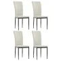 Sillas de comedor 4 unidades terciopelo crema de , Sillas de comedor - Ref: Foro24-326113, Precio: 178,55 €, Descuento: %