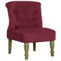 Sillones de estilo francés 2 unidades de tela color vino tinto de , Sillones - Ref: Foro24-282137, Precio: 229,98 €, Descuent...