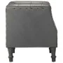 Sillón de cuero auténtico gris by , Armchairs - Ref: Foro24-286591, Price: 247,94 €, Discount: %