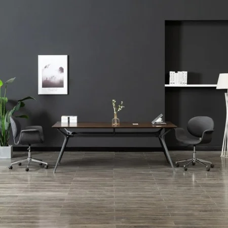 Silla de comedor giratoria de tela gris de , Sillas de comedor - Ref: Foro24-287394, Precio: 179,99 €, Descuento: %