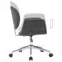 Silla de comedor giratoria de tela gris de , Sillas de comedor - Ref: Foro24-287394, Precio: 179,99 €, Descuento: %