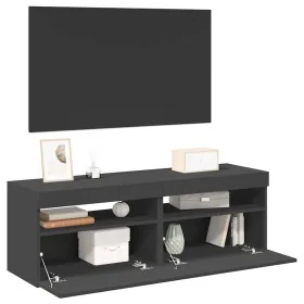 Muebles de TV con luces LED 2 uds gris 60x35x40 cm de , Muebles TV - Ref: Foro24-804414, Precio: 121,27 €, Descuento: %