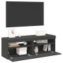 Muebles de TV con luces LED 2 uds gris 60x35x40 cm by , TV Furniture - Ref: Foro24-804414, Price: 121,27 €, Discount: %