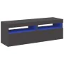 Muebles de TV con luces LED 2 uds gris 60x35x40 cm by , TV Furniture - Ref: Foro24-804414, Price: 121,27 €, Discount: %
