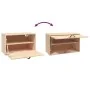 Armario de pared de madera maciza de pino 60x30x35 cm de , Estantes y estanterías - Ref: Foro24-818350, Precio: 61,76 €, Desc...