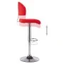 Taburete de cocina de cuero sintético rojo de , Taburetes de cocina - Ref: Foro24-249650, Precio: 103,58 €, Descuento: %