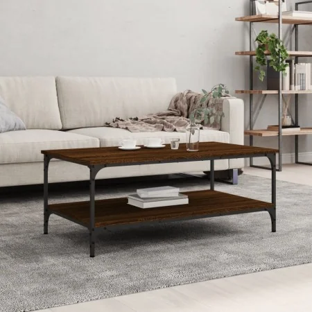 Mesa de centro madera de ingeniería marrón roble 100x55x40 cm von , Couchtisch - Ref: Foro24-832837, Preis: 42,94 €, Rabatt: %