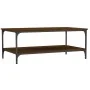 Mesa de centro madera de ingeniería marrón roble 100x55x40 cm von , Couchtisch - Ref: Foro24-832837, Preis: 42,94 €, Rabatt: %
