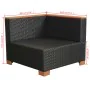Set muebles de jardín 10 piezas y cojines ratán sintético negro von , Gartensets - Ref: Foro24-42753, Preis: 1,00 €, Rabatt: %