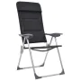Sillas de camping de aluminio 2 unidades negras 58x69x111 cm von , Campingmöbel - Ref: Foro24-44313, Preis: 144,74 €, Rabatt: %