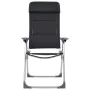 Sillas de camping de aluminio 2 unidades negras 58x69x111 cm von , Campingmöbel - Ref: Foro24-44313, Preis: 144,74 €, Rabatt: %