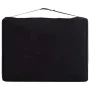 Camilla de masaje plegable 2 zonas madera negro y rojo de , Mesas de masaje - Ref: Foro24-110206, Precio: 163,14 €, Descuento: %