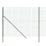 Cerca de alambre de acero galvanizado verde 1,4x25 m de , Paneles de vallas - Ref: Foro24-154075, Precio: 179,32 €, Descuento: %