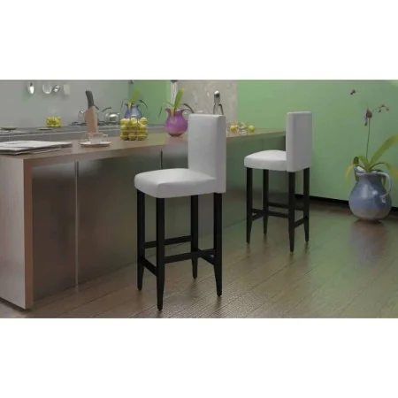 Taburetes de cocina 6 unidades cuero artificial blanco von , Küchenhocker - Ref: Foro24-160720, Preis: 563,65 €, Rabatt: %