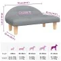 Cama para perros de tela gris claro 70x52x30 cm von , Betten für Hunde - Ref: Foro24-171933, Preis: 65,67 €, Rabatt: %