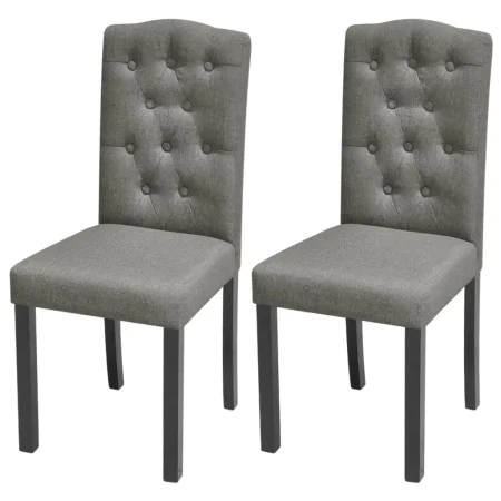 Sillas de comedor 2 unidades tela gris von , Essstühle - Ref: Foro24-242223, Preis: 171,95 €, Rabatt: %
