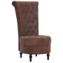 Silla de respaldo alto de cuero sintético de ante marrón von , Sessel - Ref: Foro24-281380, Preis: 295,97 €, Rabatt: %