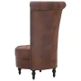 Silla de respaldo alto de cuero sintético de ante marrón von , Sessel - Ref: Foro24-281380, Preis: 295,97 €, Rabatt: %
