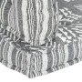 Cojín para sofá de palés tela gris patchwork by , Cushions for chairs and sofas - Ref: Foro24-287723, Price: 144,75 €, Discou...