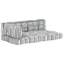 Cojín para sofá de palés tela gris patchwork by , Cushions for chairs and sofas - Ref: Foro24-287723, Price: 144,75 €, Discou...