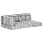 Cojín para sofá de palés tela gris patchwork by , Cushions for chairs and sofas - Ref: Foro24-287723, Price: 144,75 €, Discou...