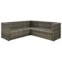 Set de muebles de jardín 4 pzas y cojines ratán sintético gris de , Conjuntos de jardín - Ref: Foro24-313131, Precio: 559,96 ...