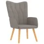 Sillón de relax con reposapiés de tela gris taupé by , Armchairs - Ref: Foro24-327543, Price: 105,62 €, Discount: %