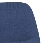 Silla mecedora de tela azul by , Rocking chairs - Ref: Foro24-341046, Price: 116,23 €, Discount: %