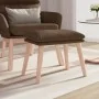 Reposapiés de tela marrón 45x29,5x35 cm by , Ottomans - Ref: Foro24-341427, Price: 33,36 €, Discount: %