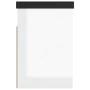 Banco zapatero con cojín madera de ingeniería blanco brillo by , Shoe racks and shoe organizers - Ref: Foro24-326765, Price: ...