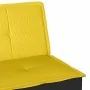Sofá cama de tela amarillo claro by , Sofas - Ref: Foro24-351917, Price: 211,39 €, Discount: %