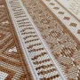 Alfombra de exterior marrón y blanca reversible 80x250 cm de , Protectores para exterior - Ref: Foro24-364795, Precio: 41,09 ...