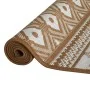 Alfombra de exterior marrón y blanca reversible 80x250 cm de , Protectores para exterior - Ref: Foro24-364795, Precio: 41,09 ...