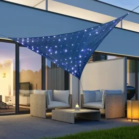 HI Toldo solar con 100 LED azul 3x3x3 m by , Umbrellas - Ref: Foro24-435326, Price: 53,60 €, Discount: %