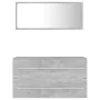 Set muebles de baño 2 piezas madera contrachapada gris hormigón by , Bathroom furniture - Ref: Foro24-804849, Price: 94,67 €,...