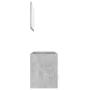 Set muebles de baño 2 piezas madera contrachapada gris hormigón by , Bathroom furniture - Ref: Foro24-804849, Price: 94,67 €,...