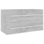 Set muebles de baño 2 piezas madera contrachapada gris hormigón by , Bathroom furniture - Ref: Foro24-804849, Price: 94,67 €,...