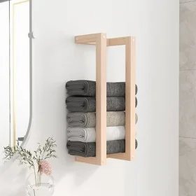 Toallero de madera maciza de pino 23x18x60 cm von , Handtuchhalter - Ref: Foro24-822392, Preis: 18,61 €, Rabatt: %