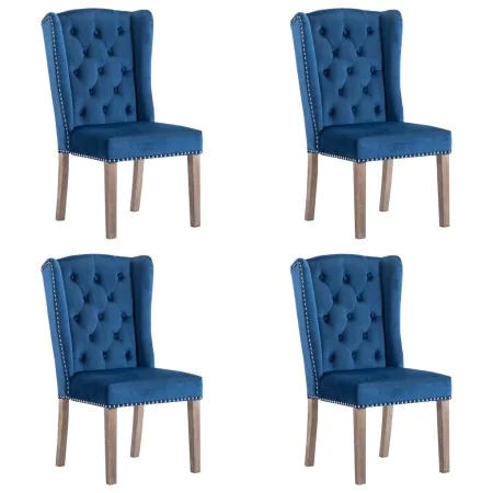 Sillas de comedor 4 unidades terciopelo azul von , Essstühle - Ref: Foro24-3055848, Preis: 762,89 €, Rabatt: %