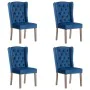 Sillas de comedor 4 unidades terciopelo azul von , Essstühle - Ref: Foro24-3055848, Preis: 762,89 €, Rabatt: %