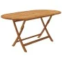 Set comedor de jardín plegable 9 piezas madera maciza de acacia von , Gartensets - Ref: Foro24-3060198, Preis: 508,49 €, Raba...