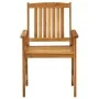 Sillas de jardín con cojines 2 unidades madera maciza de acacia by , Garden chairs - Ref: Foro24-3061195, Price: 147,50 €, Di...