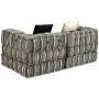 Puf modular de 2 plazas de tela de rayas grises von , Kissen für Stühle und Sofas - Ref: Foro24-244978, Preis: 495,20 €, Raba...