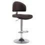Taburete de cocina de cuero sintético marrón by , Kitchen stools - Ref: Foro24-249652, Price: 101,12 €, Discount: %
