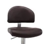 Taburete de cocina de cuero sintético marrón by , Kitchen stools - Ref: Foro24-249652, Price: 101,12 €, Discount: %