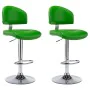 Taburetes de cocina 2 unidades cuero sintético verde by , Kitchen stools - Ref: Foro24-249665, Price: 137,78 €, Discount: %