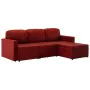 Sofá cama modular de 3 plazas cuero sintético color vino tinto by , Sofas - Ref: Foro24-288797, Price: 488,11 €, Discount: %