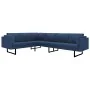 Sofá de esquina de tela azul by , Sofas - Ref: Foro24-288163, Price: 685,04 €, Discount: %