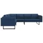 Sofá de esquina de tela azul by , Sofas - Ref: Foro24-288163, Price: 685,04 €, Discount: %